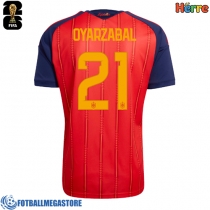 Fotballdrakt Herre Spania Mikel Oyarzabal #21 Hjemmedrakt VM 2026 Kortermet